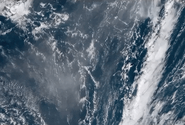 cận cảnh ảnh vệ tinh núi lửa Honga Tonga phun trào tại Thái Bình Dương Hinawari 8 VegaGeospatial