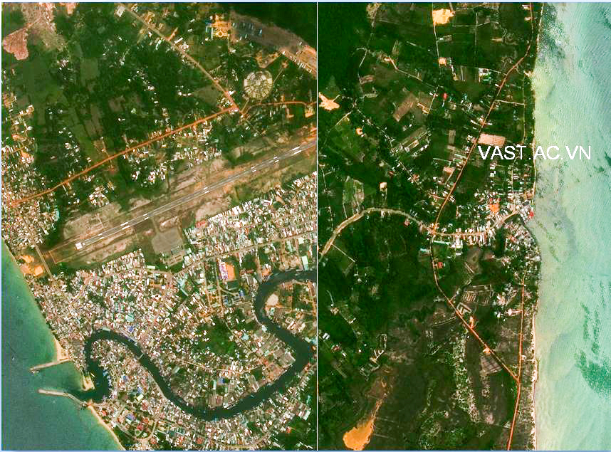 ảnh chụp đảo phú quốc từ vệ tinh VNREDSat-1 vegageopatial