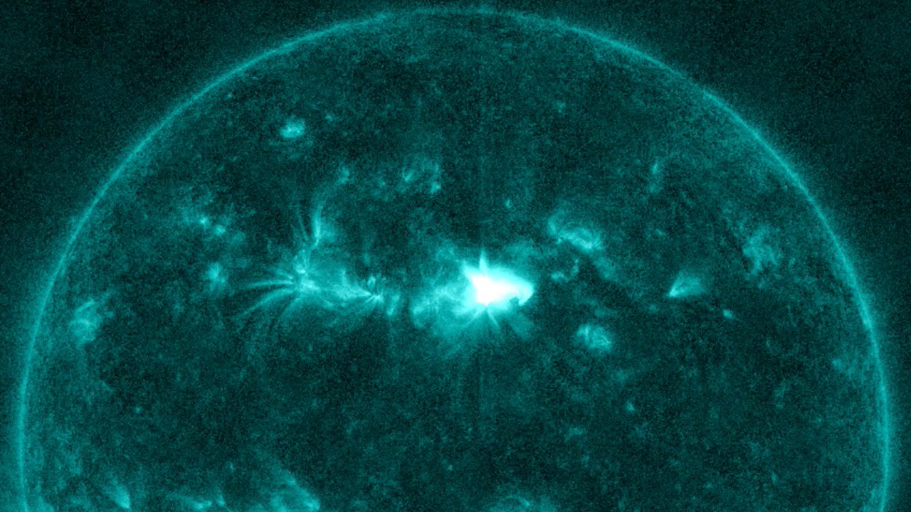 220328 one of 17 different flares from an active sunspot AR 2975 shines bright vegageospatial